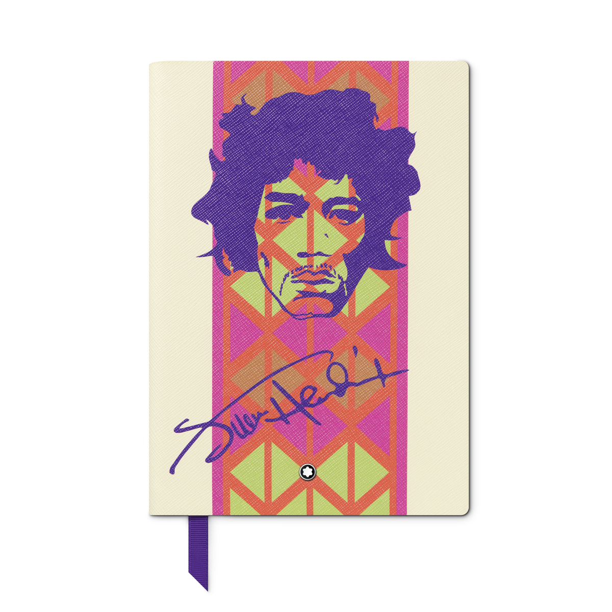 Notebook #146 small, Great Characters Jimi Hendrix, white lined