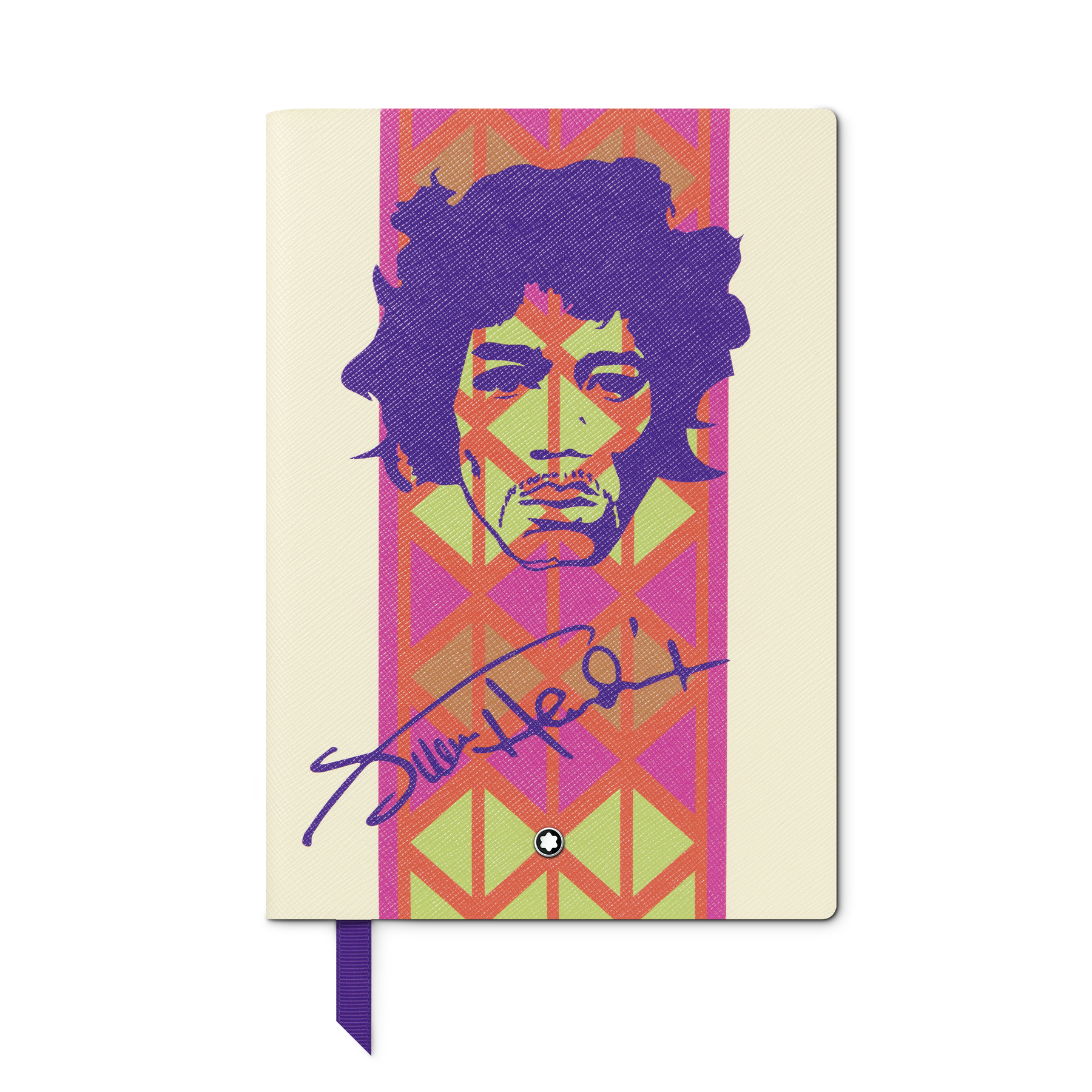 Notebook #146 small, Great Characters Jimi Hendrix, white lined