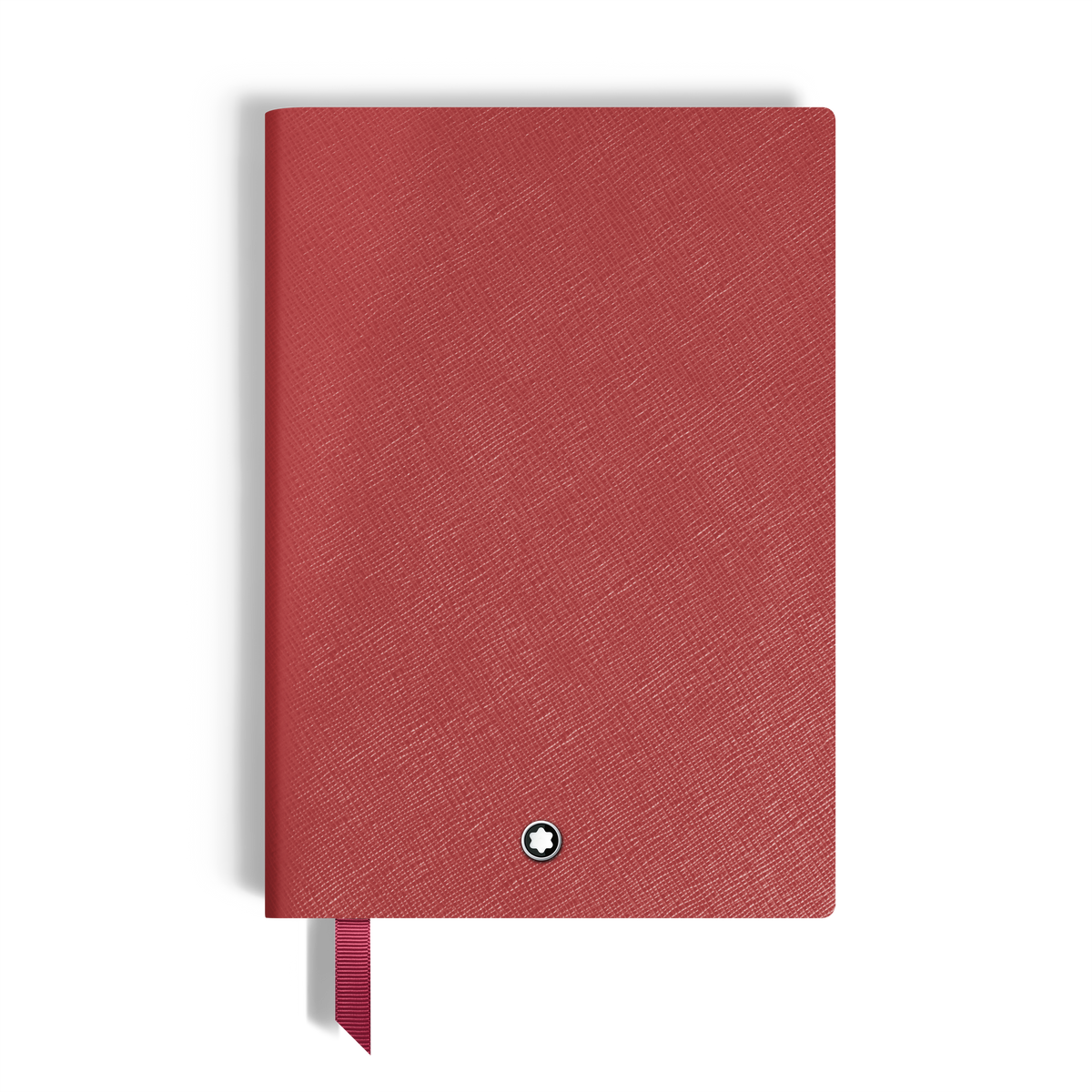 Notebook Medium, Saffiano Leather, Red - Blank Pages