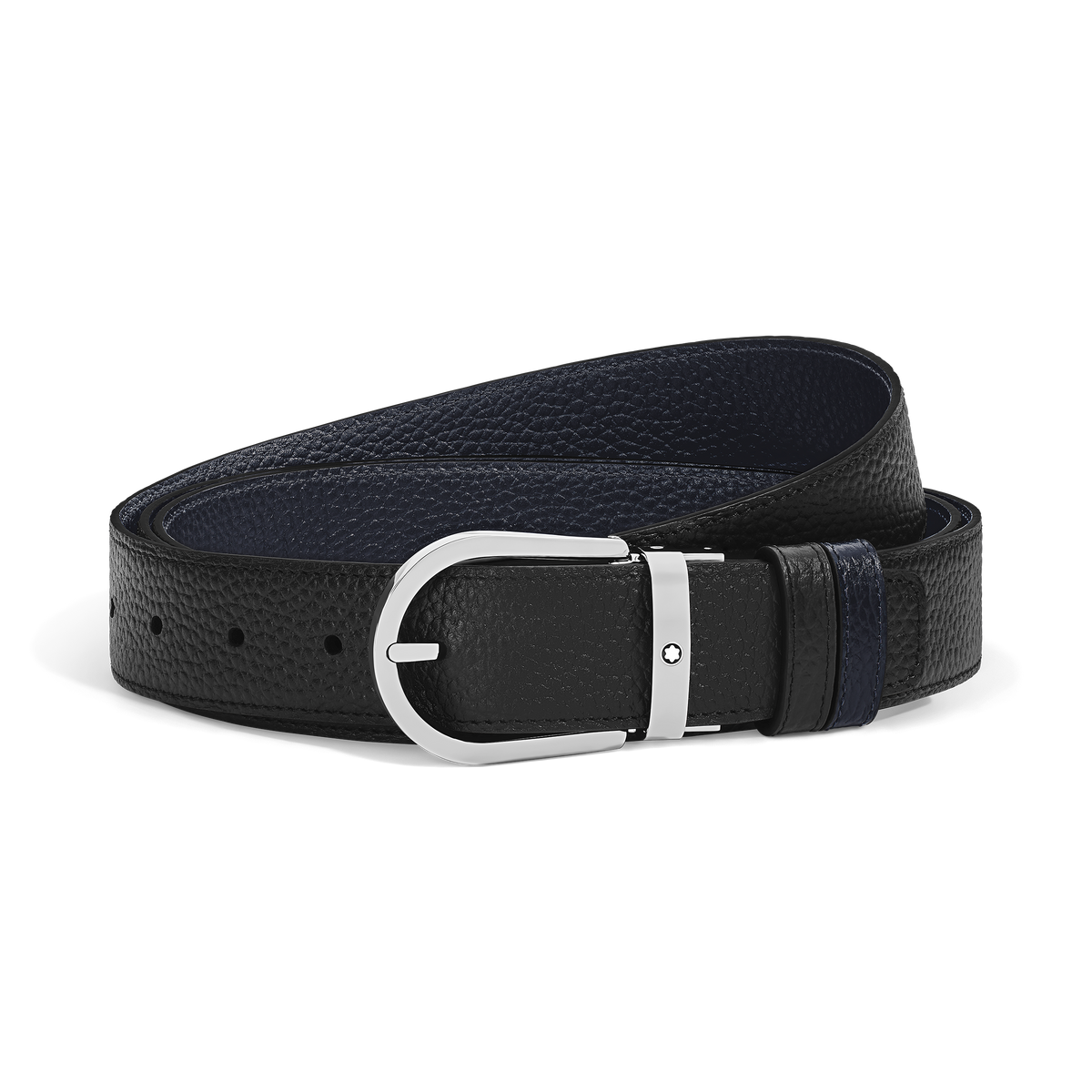 Horseshoe 35 mm Reversible Belt in Grain Leather