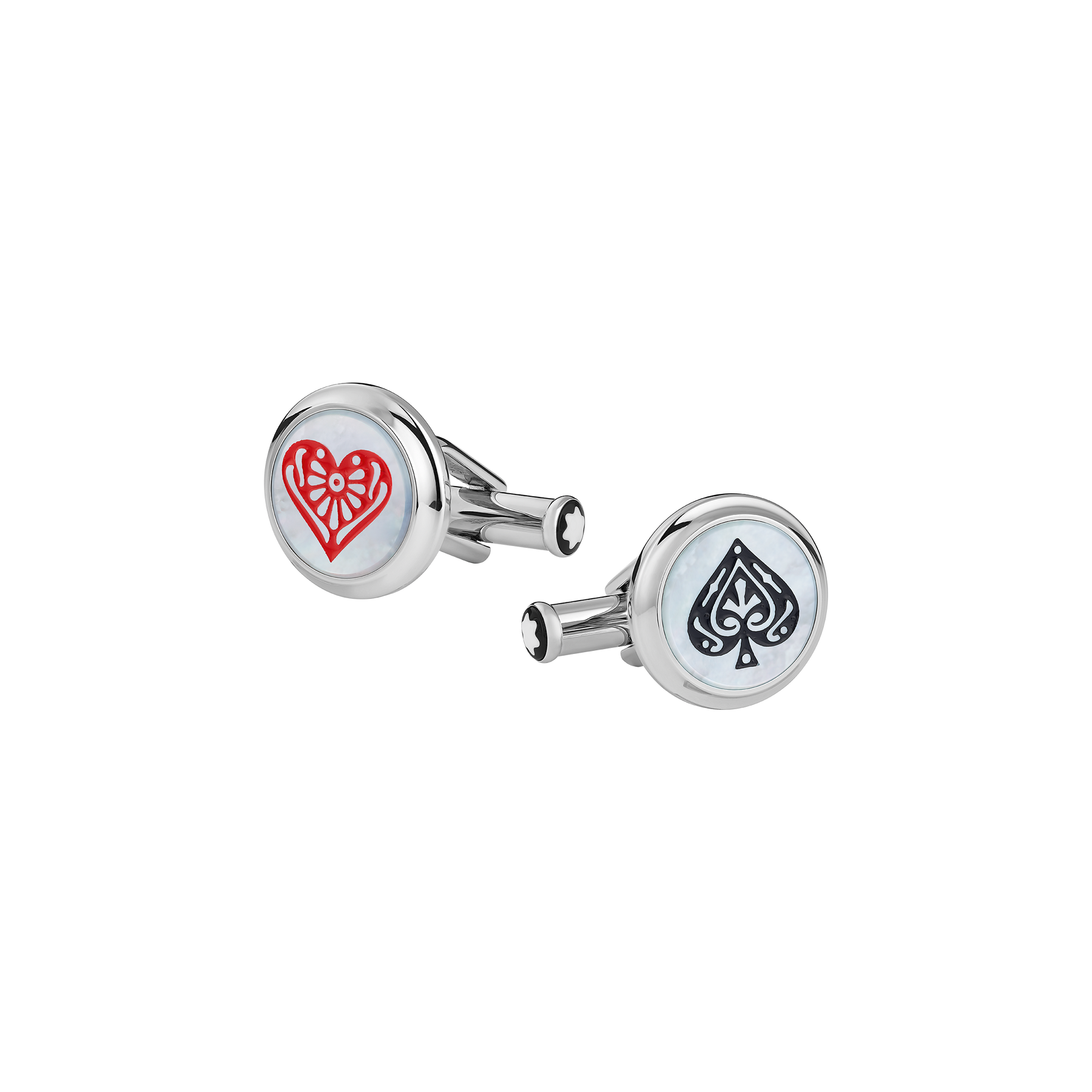 Meisterstück Tribute to the Book Around the World in 80 Days Spade & Heart Cufflinks