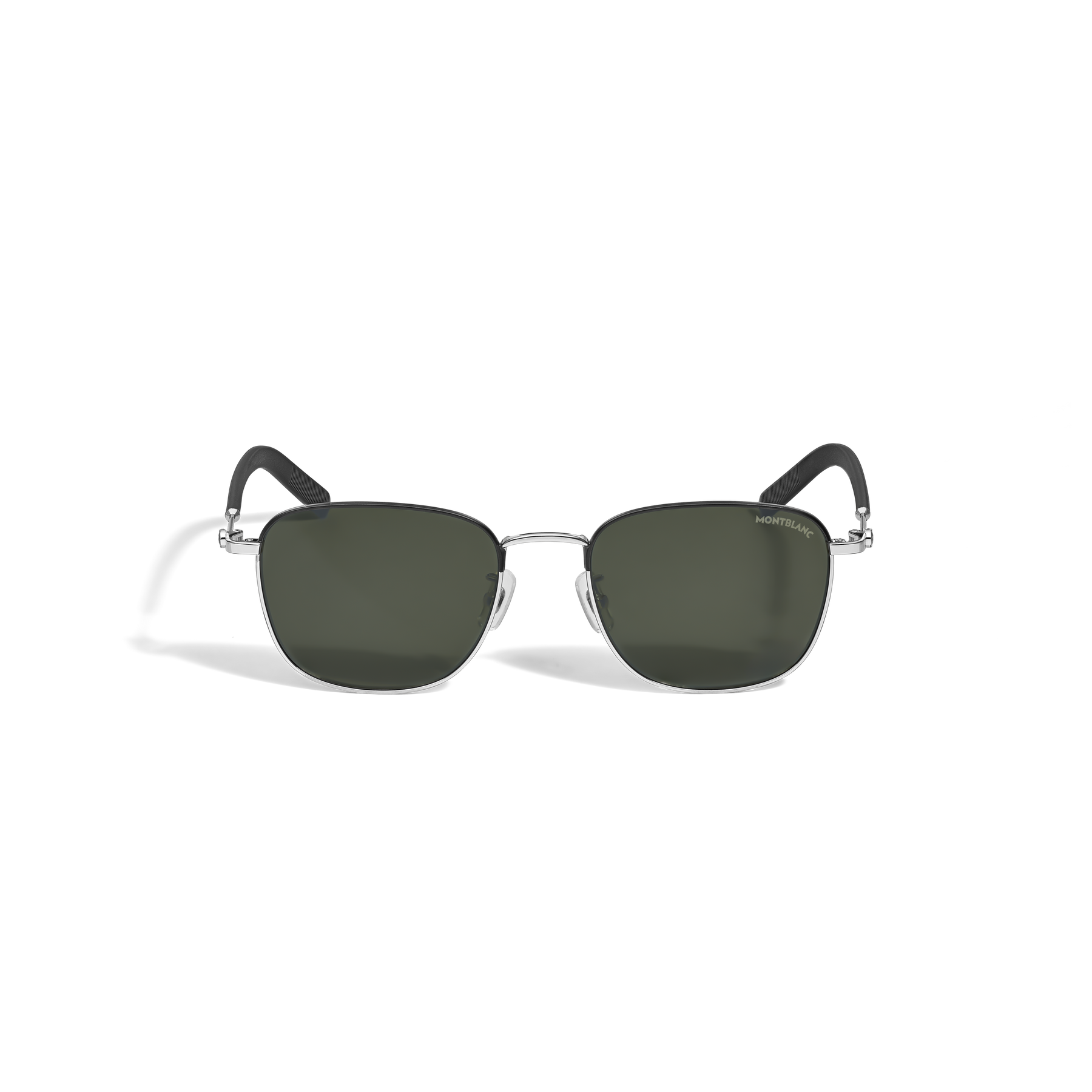 Squared Sunglasses with Silver Coloured Metal Frame