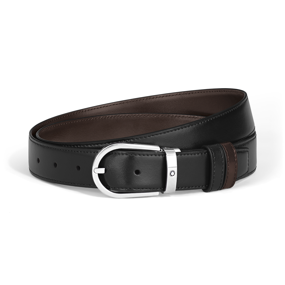 Horseshoe 30 mm Reversible Belt in Meisterstück Leather