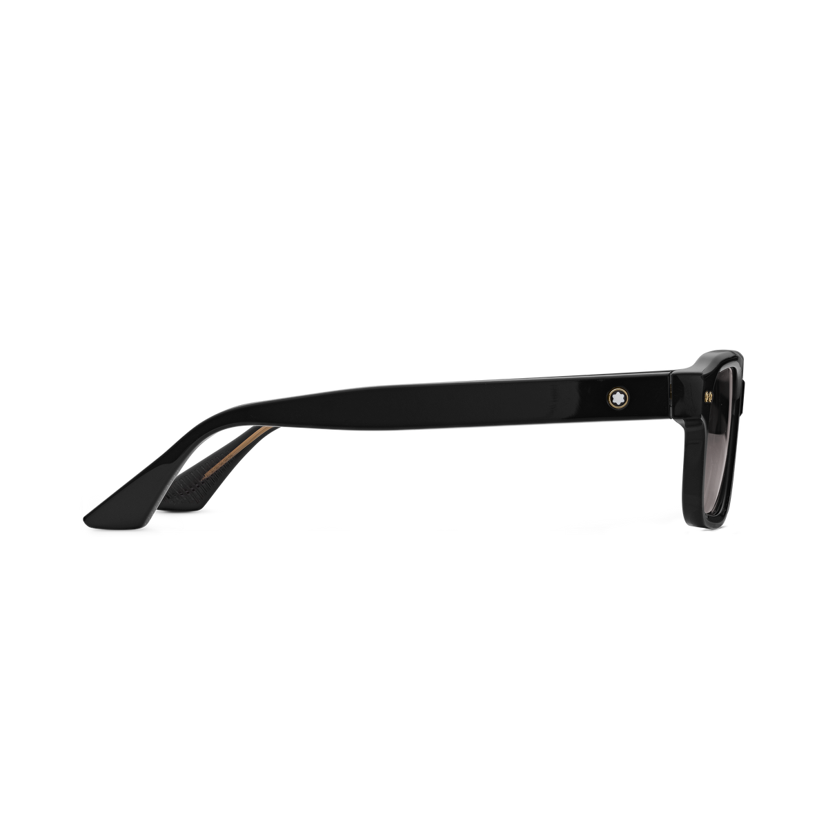 Rectangular Sunglasses with Black Acetate Frame