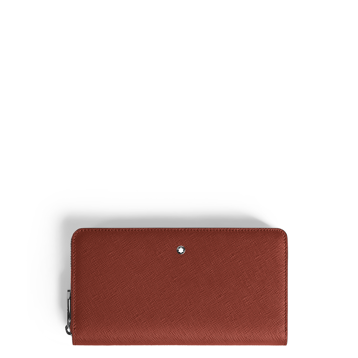 Wallet 12cc with zip in Sartorial Leather