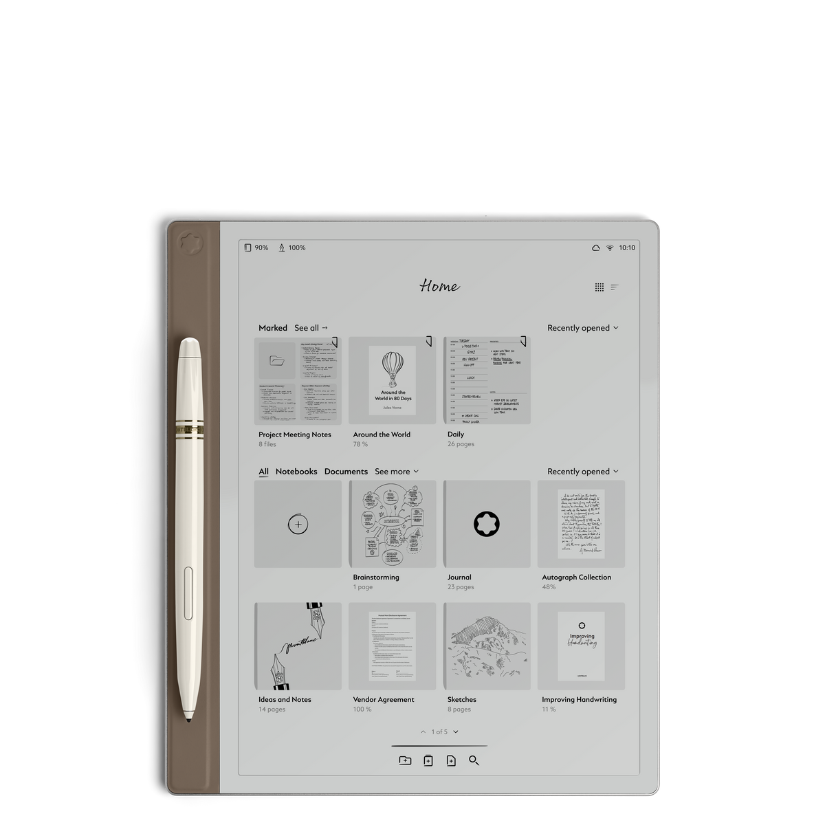 Montblanc Digital Paper, Elixir Gold