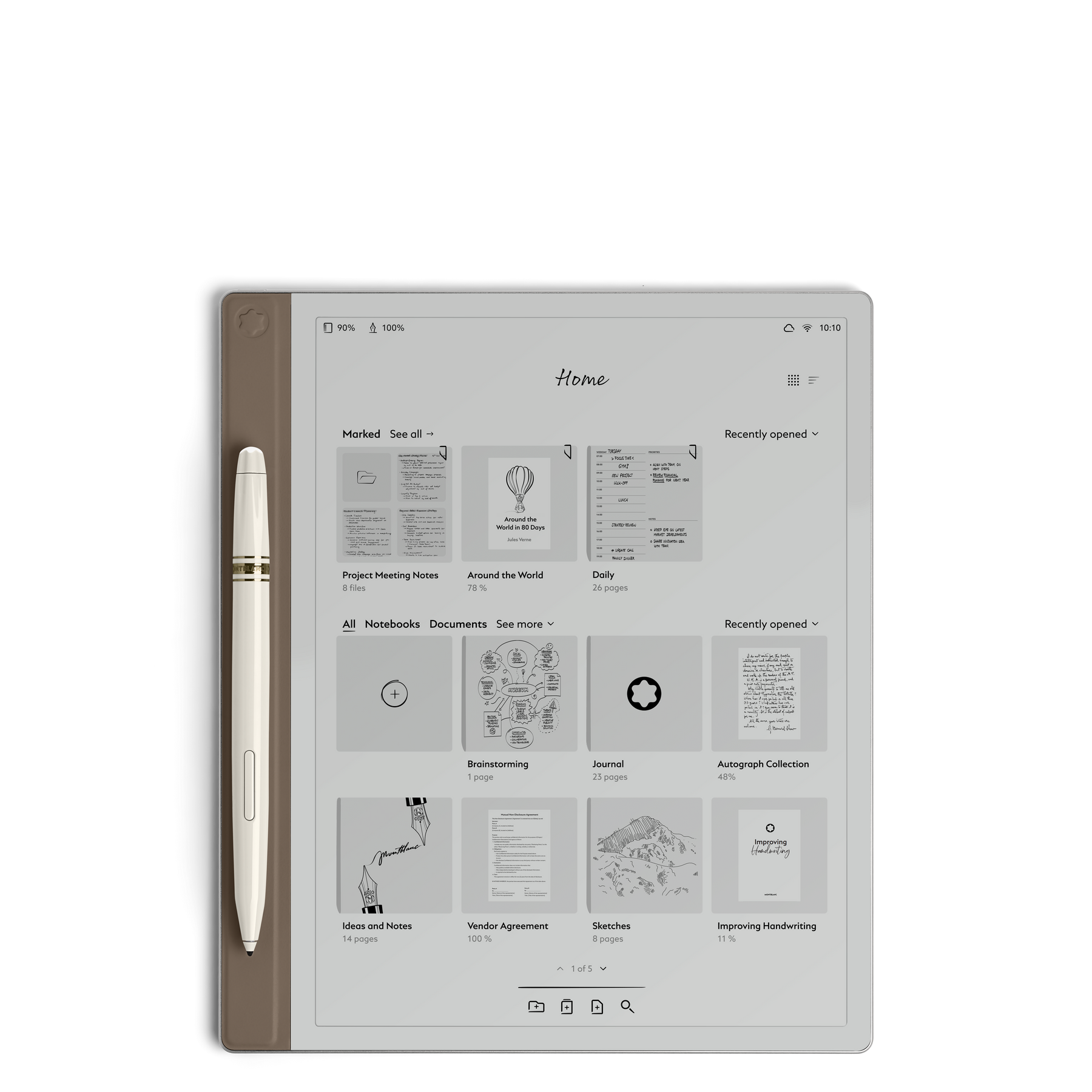 Montblanc Digital Paper, Elixir Gold