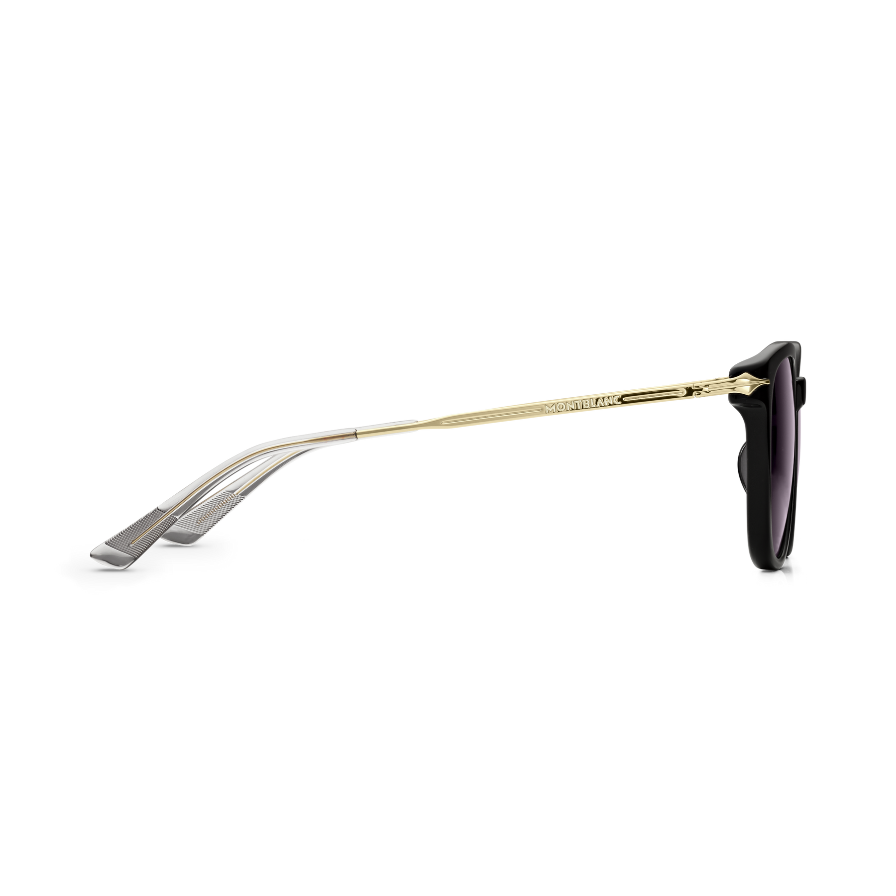 Round Sunglasses with Black Acetate Frame