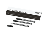 3 Rollerball Small Refills Medium Mystery Black