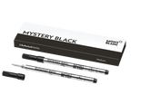 2 Rollerball Refills Medium Mystery Black