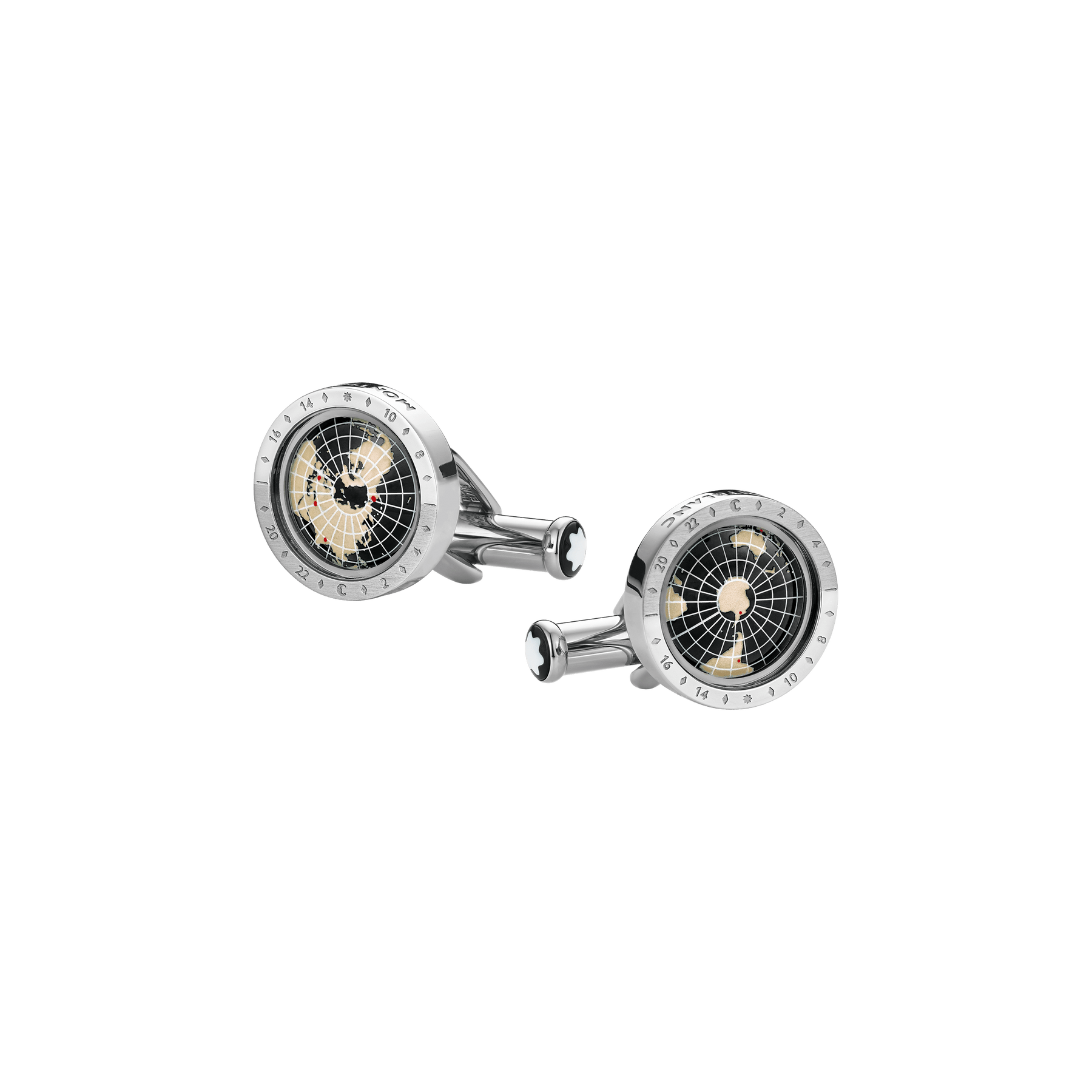 Montblanc 1858 Geosphere Cufflinks Black