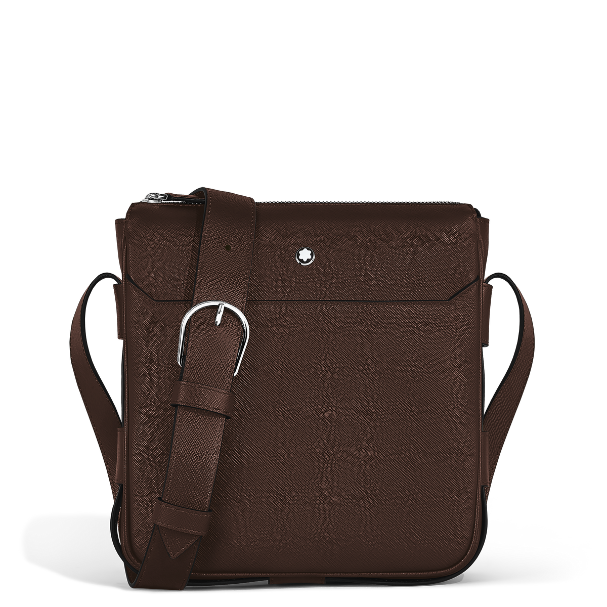 Vertical Belt Messenger Bag in Sartorial Leather