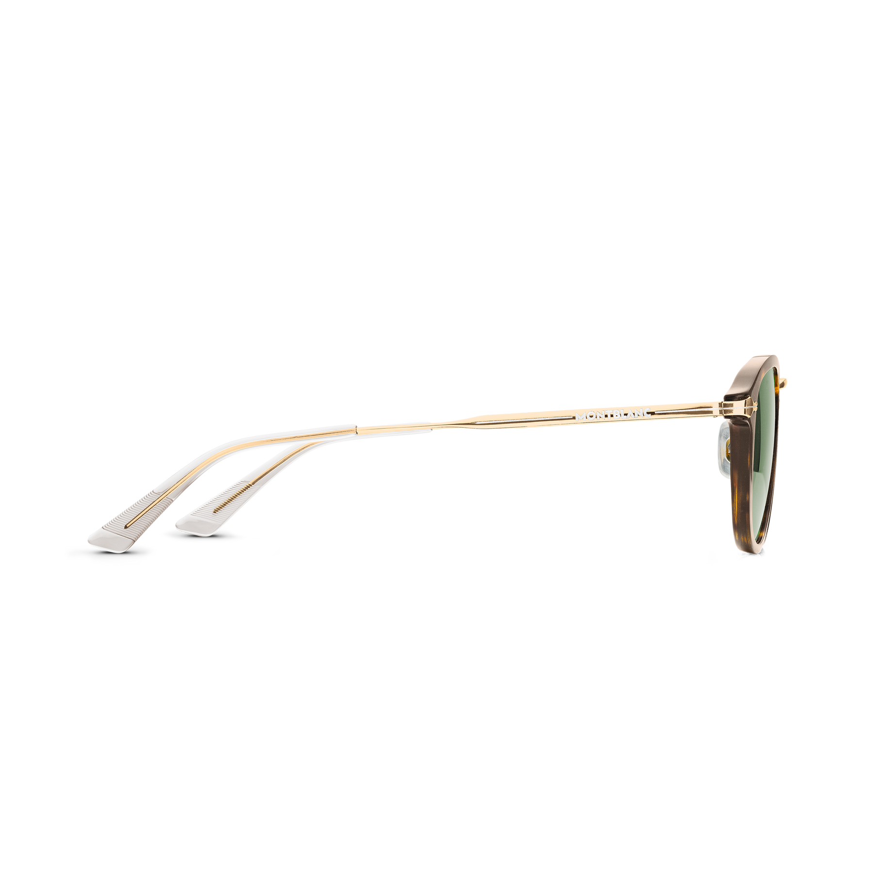 Round Sunglasses with Havana-Colored Injected Frame