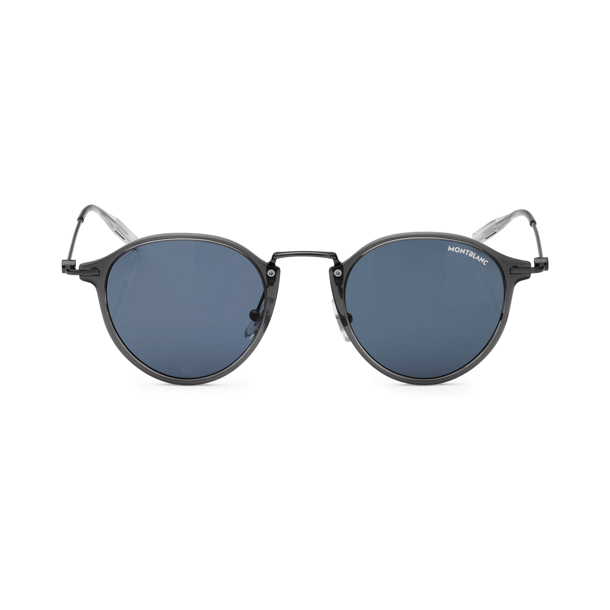 Round Sunglasses with Gray Injected Frame