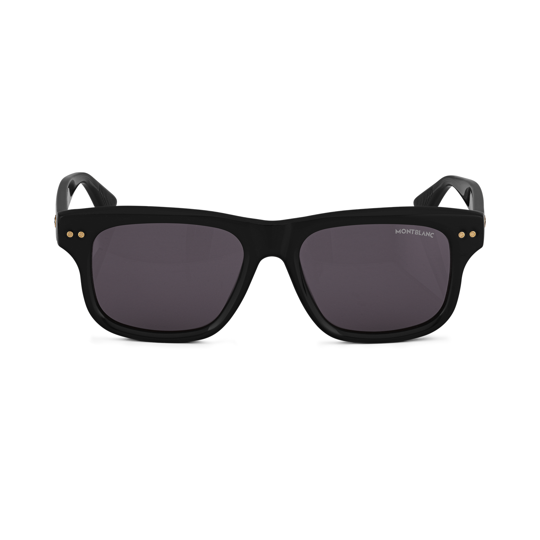 Rectangular Sunglasses with Black-Colored Acetate Frame