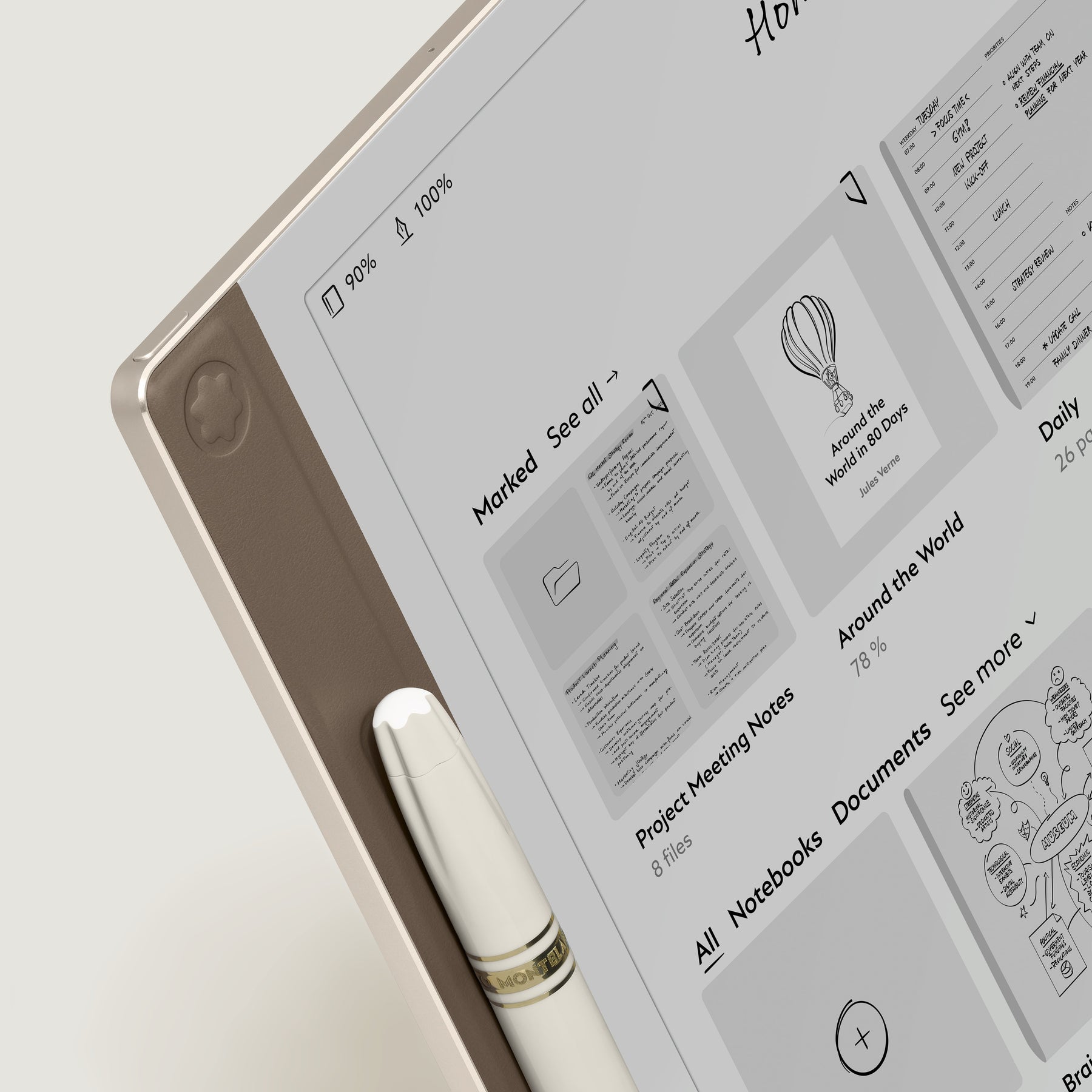 Montblanc Digital Paper, Elixir Gold