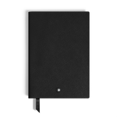 Notebook Medium, Saffiano Leather, Black - Lined Pages