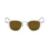 Round Sunglasses with Gray-Colored Injected Frame