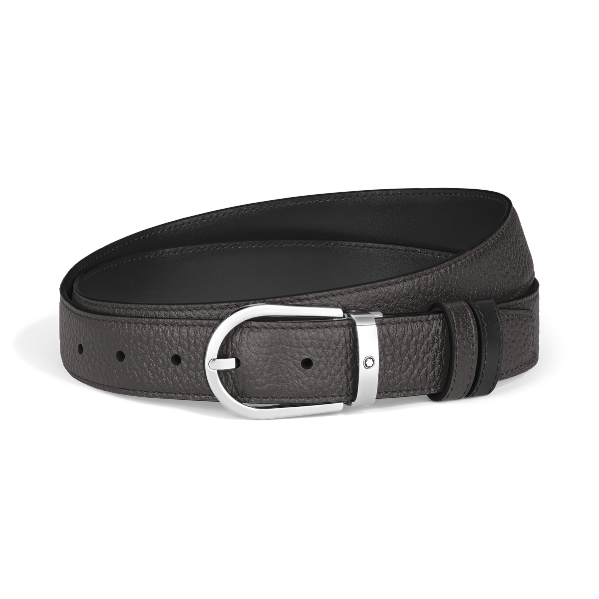 Horseshoe 30 mm Reversible Belt in Grain Leather