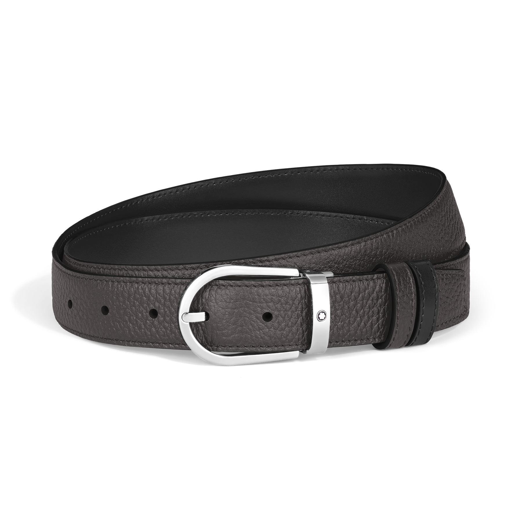 Horseshoe 30 mm Reversible Belt in Grain Leather
