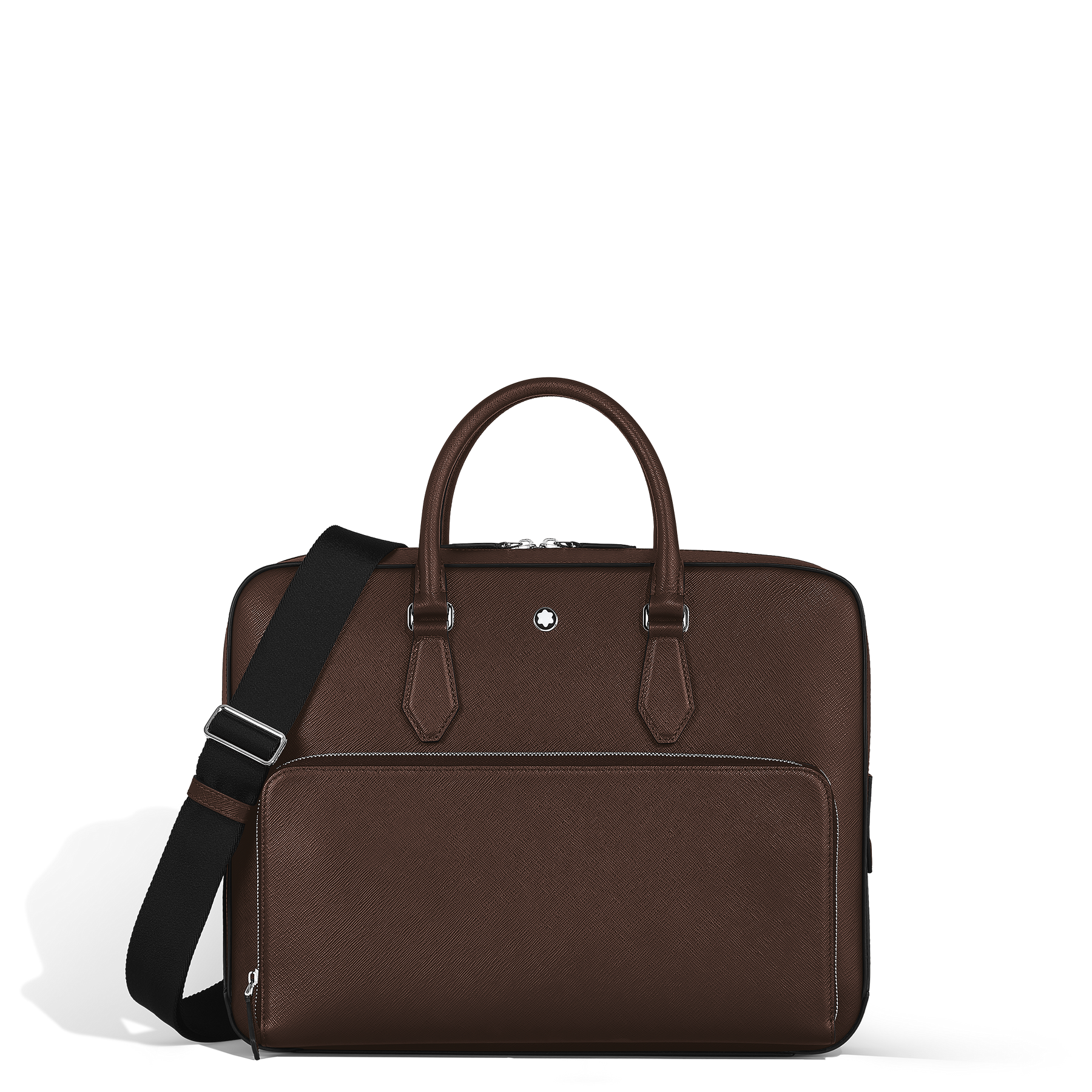 Medium Briefcase with Pocket in Sartorial Leather