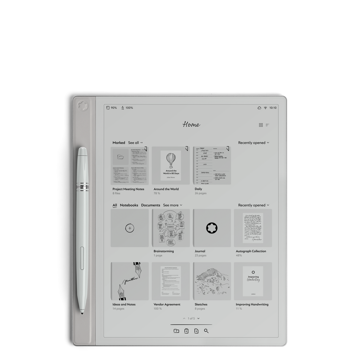 Montblanc Digital Paper, Cool Grey