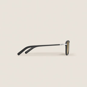 Squared Sunglasses with Black Acetate Frame