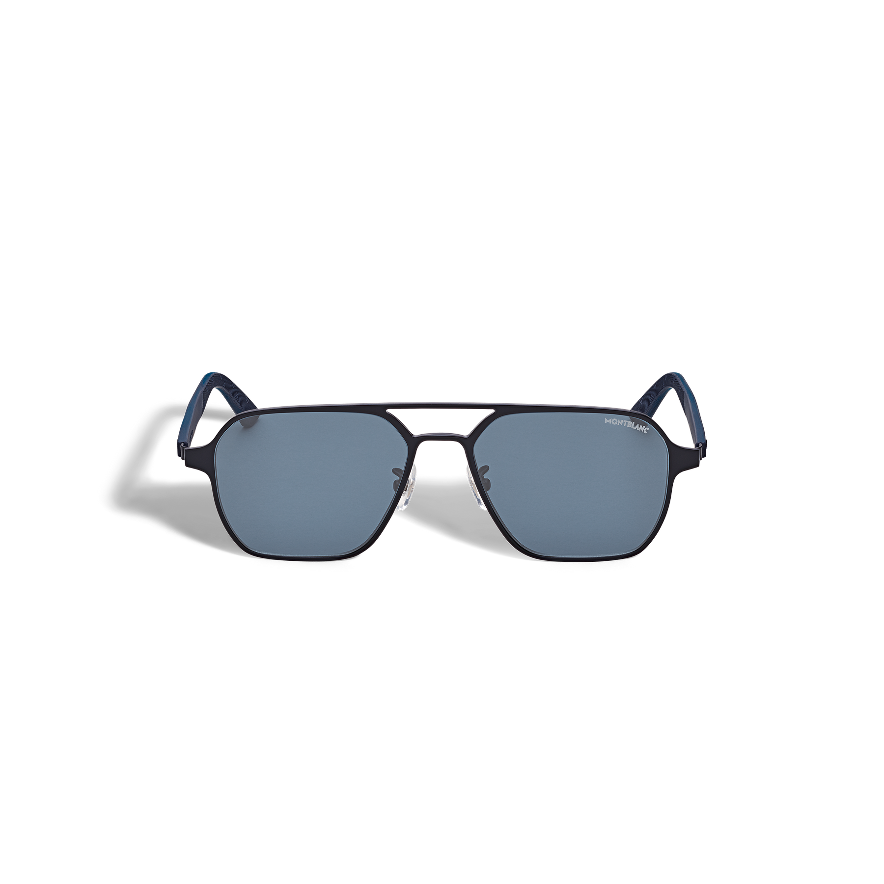 Squared Sunglasses with Black Metal Frame