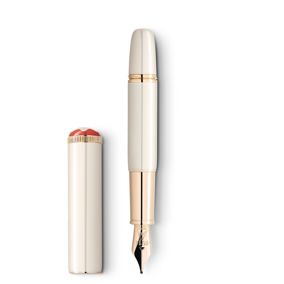Montblanc Heritage Rouge et Noir "Baby" Special Edition Ivory-colored Fountain Pen