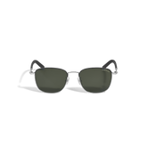 Squared Sunglasses with Silver Coloured Metal Frame