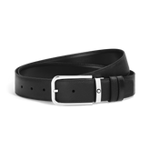 Reversible Belt in Sartorial 30 mm Leather with Rectangular Buckle