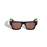 Rectangular Sunglasses with Black Acetate Frame