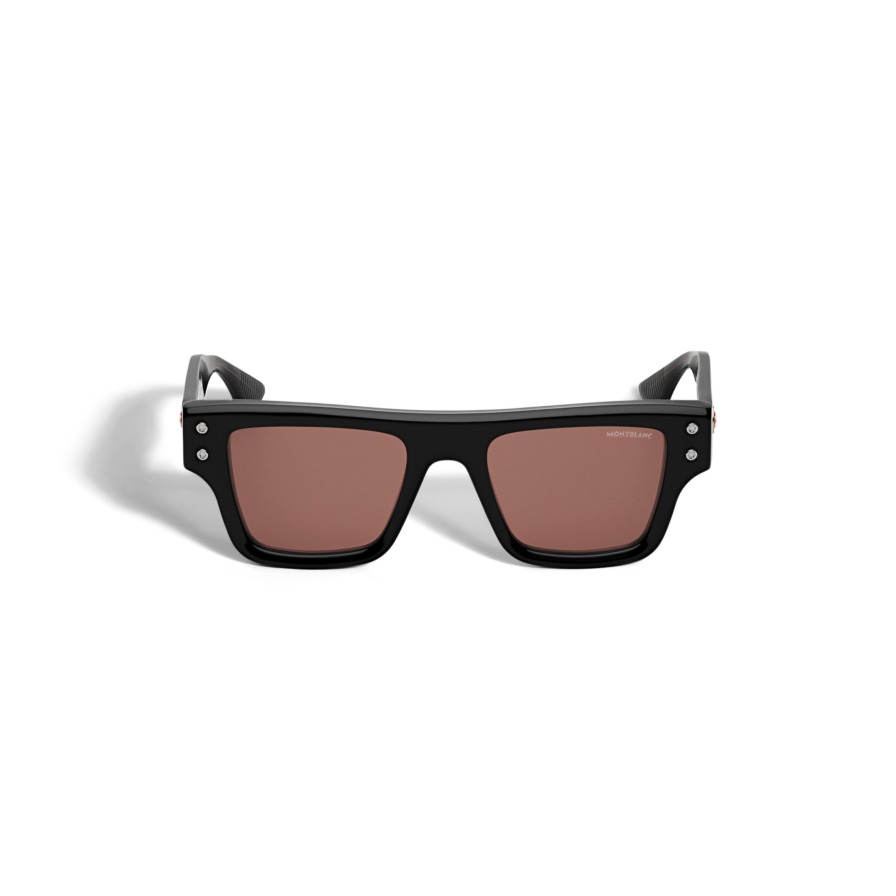 Rectangular Sunglasses with Black Acetate Frame