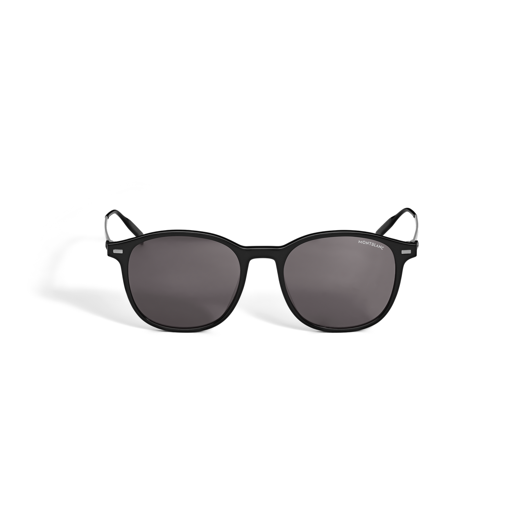 Round Sunglasses with Black Injected Frame