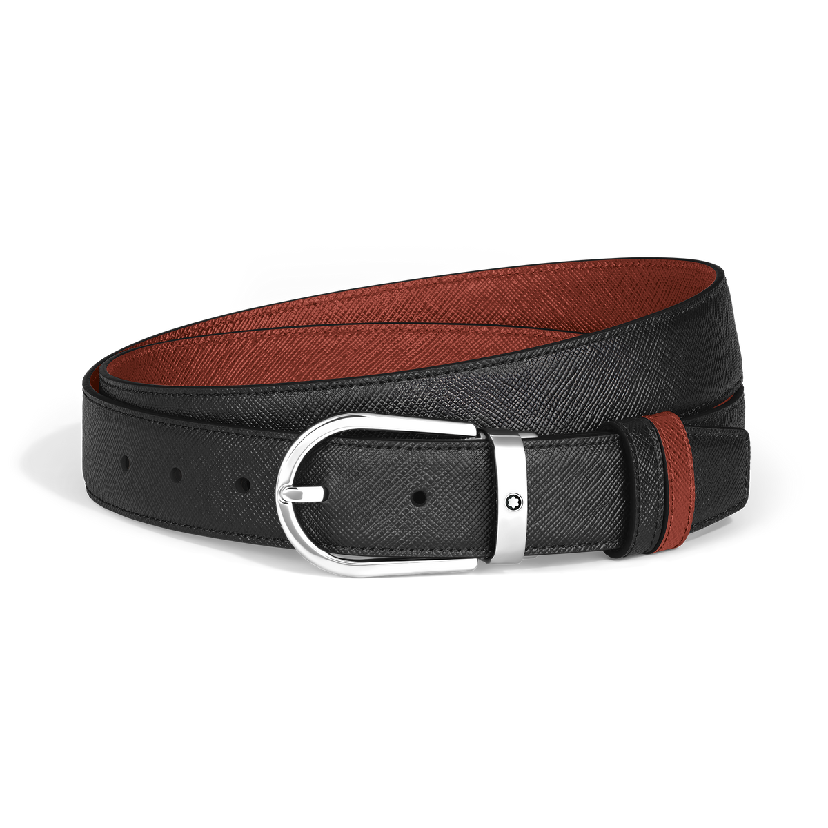 Horseshoe 30 mm Reversible Belt in Sartorial Leather