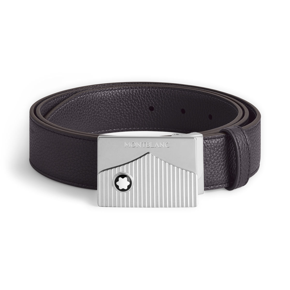 Black/brown 35mm reversible leather belt