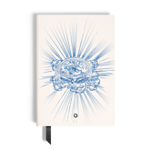 Notebook Medium, Writers Edition Homage to Johann Wolfgang von Goethe, White, Lined Pages