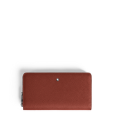 Wallet 12cc with zip in Sartorial Leather