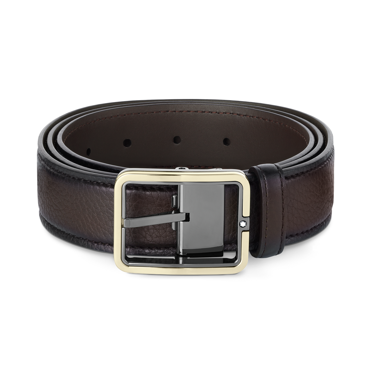 Brown 35 mm leather belt