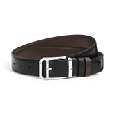 35 mm Reversible Belt in Meisterstück Leather with Rectangular Double Buckle