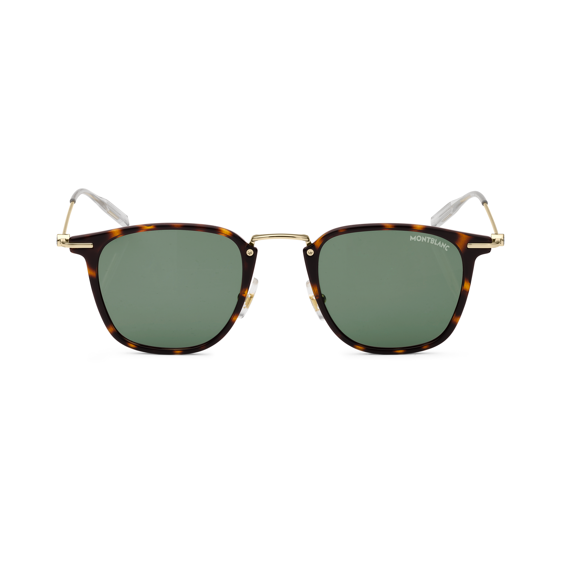 Round Sunglasses with Havana Colored Injected Frame