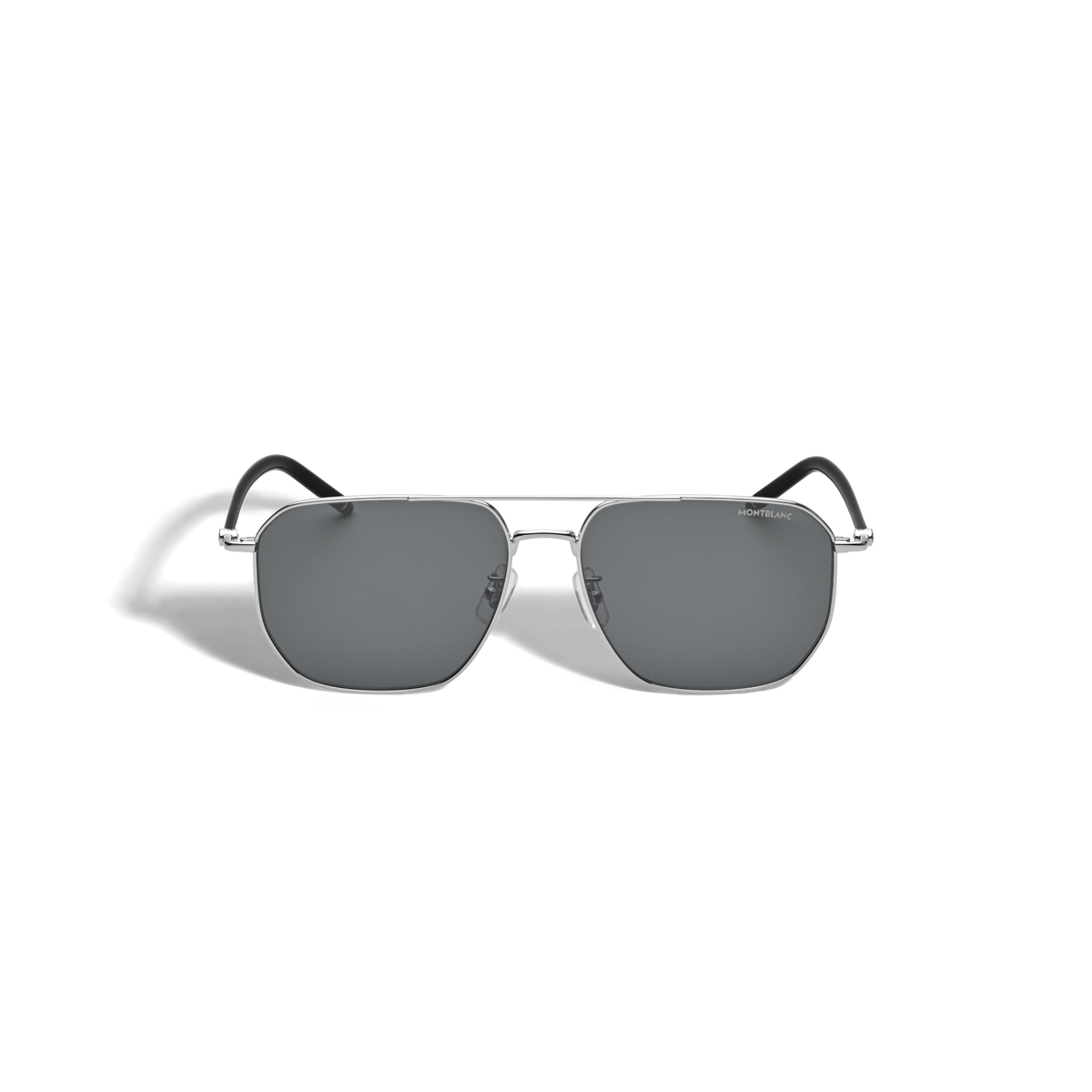 Squared Sunglasses with Silver Coloured Metal Frame