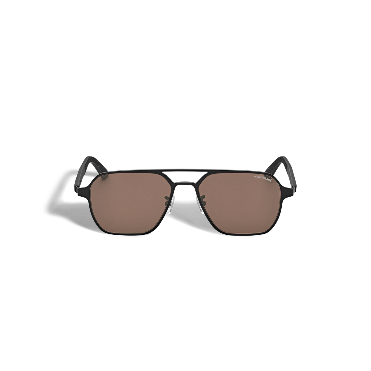 Squared Sunglasses with Black Metal Frame