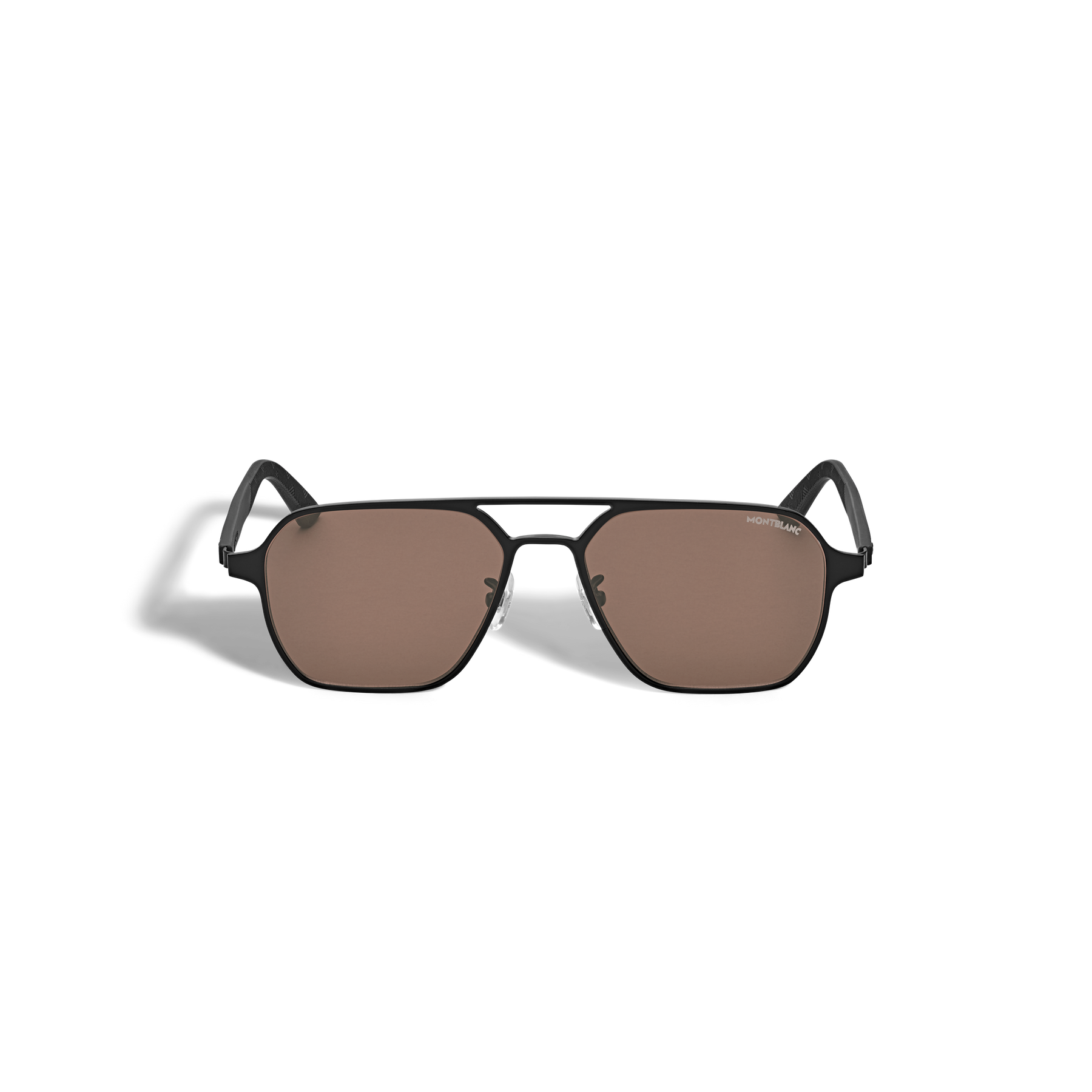 Squared Sunglasses with Black Metal Frame