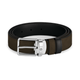 Everyday buckle brown/black 30mm reversible leather belt