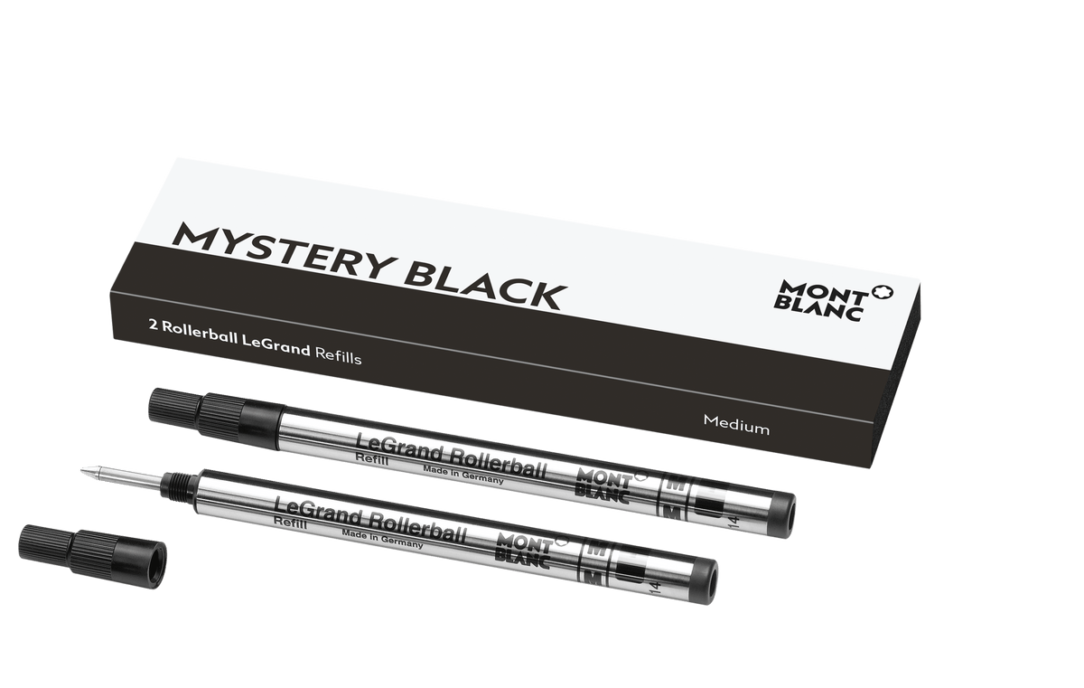 2 Rollerball LeGrand Refills Medium Mystery Black