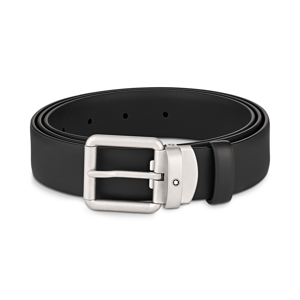 Black 30 mm leather belt
